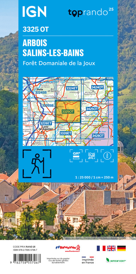 3325OT - ARBOIS - SALINS-LES-BAINS - FORÊT DOMANIALE DE LA JOUX