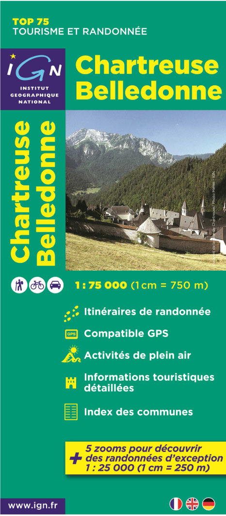 Aed Chartreuse/Belledonne  1/75.000