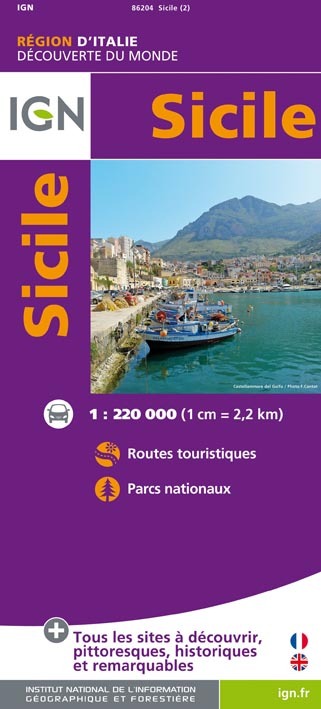 Aed 86204 Sicile  1/250.000