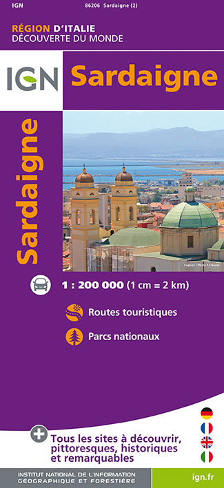 Aed 86206 Sardaigne  1/200.000