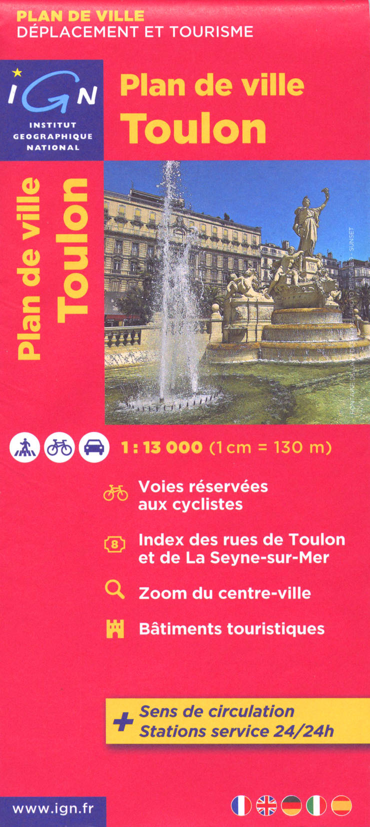 72513 Plan De Toulon  1/12.500