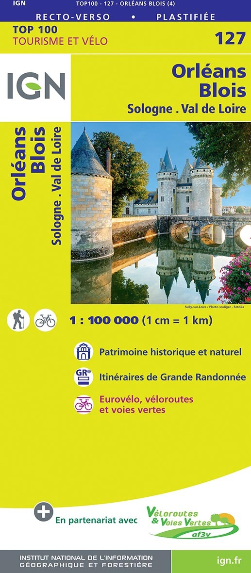Top100127 Orleans / Blois  1/100.000