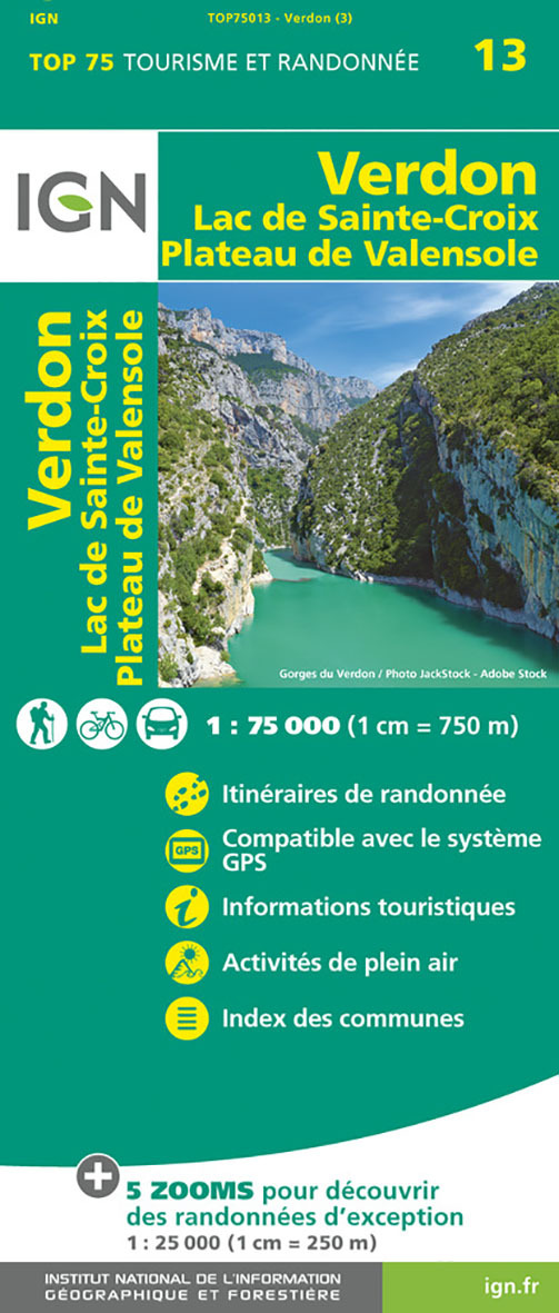 TOP75013 VERDON. LAC DE SAINTE CROIX