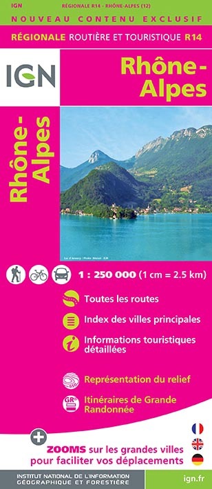 Aed R14 Rhone/Alpes  1/250.000