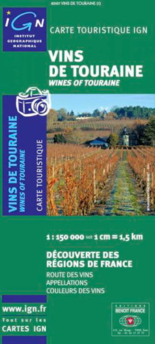 83107 Vins De Touraine  1/150.000