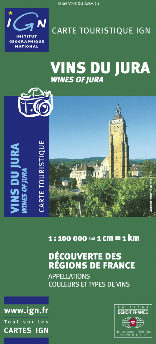 Aed 83109 Vins Du Jura  1/100.000