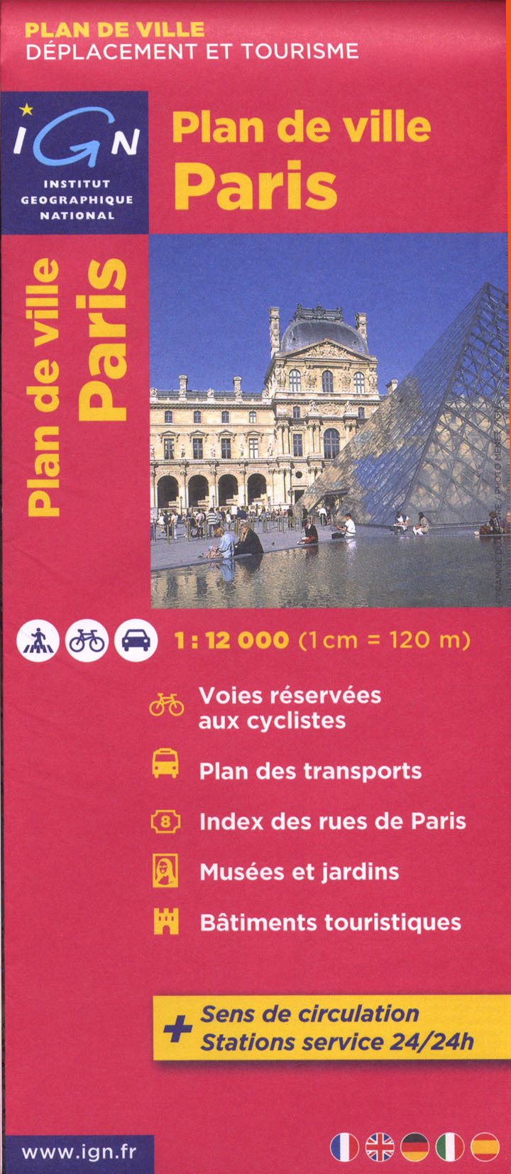 72510 Plan De Paris  1/12.000