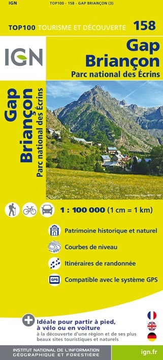 Top100158 Gap/Briancon  1/100.000