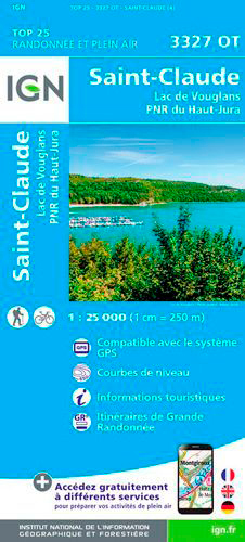 3327Ot St-Claude.Lac De Vouglans.Pnr Du Haut Jura