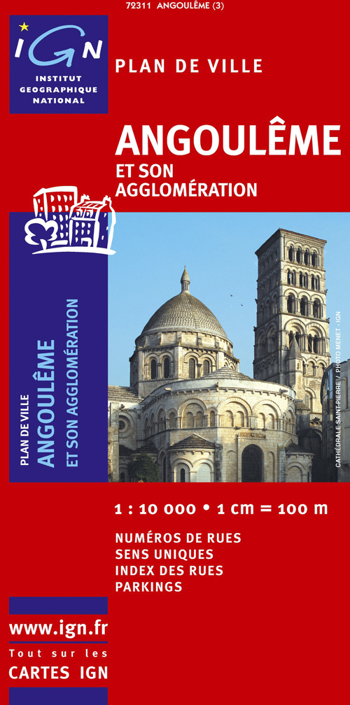 Plan D'Angouleme Sans Livret  1/10.000