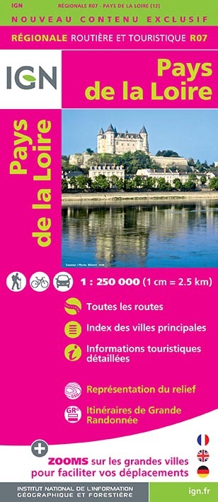 Aed R07 Pays De La Loire  1/250.000