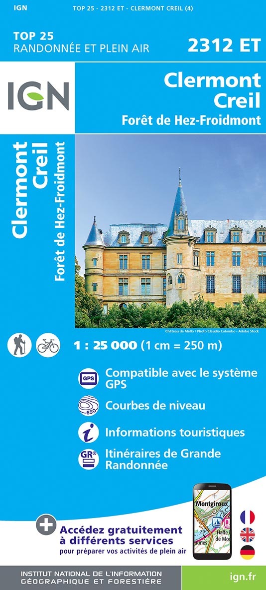 2312Et Clermont.Creil.Foret De Hez.Froidmont