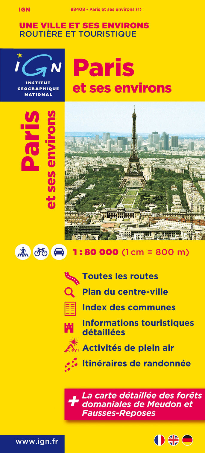 Aed Paris Et Ses Environs  1/80.000