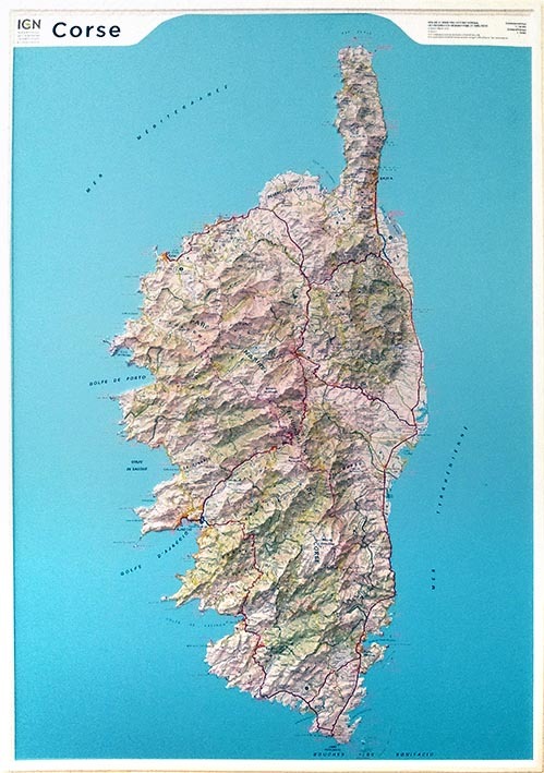 60201 Relief Corse 1/180.000 1130X800