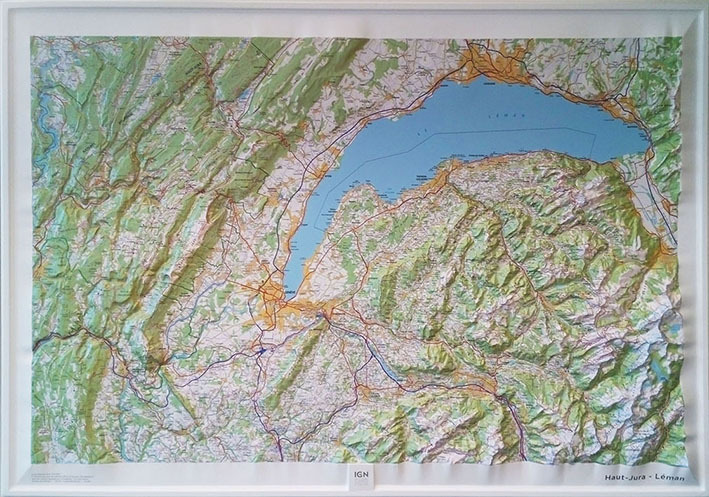 60174 Relief Haut-Jura/Leman  1/100.000