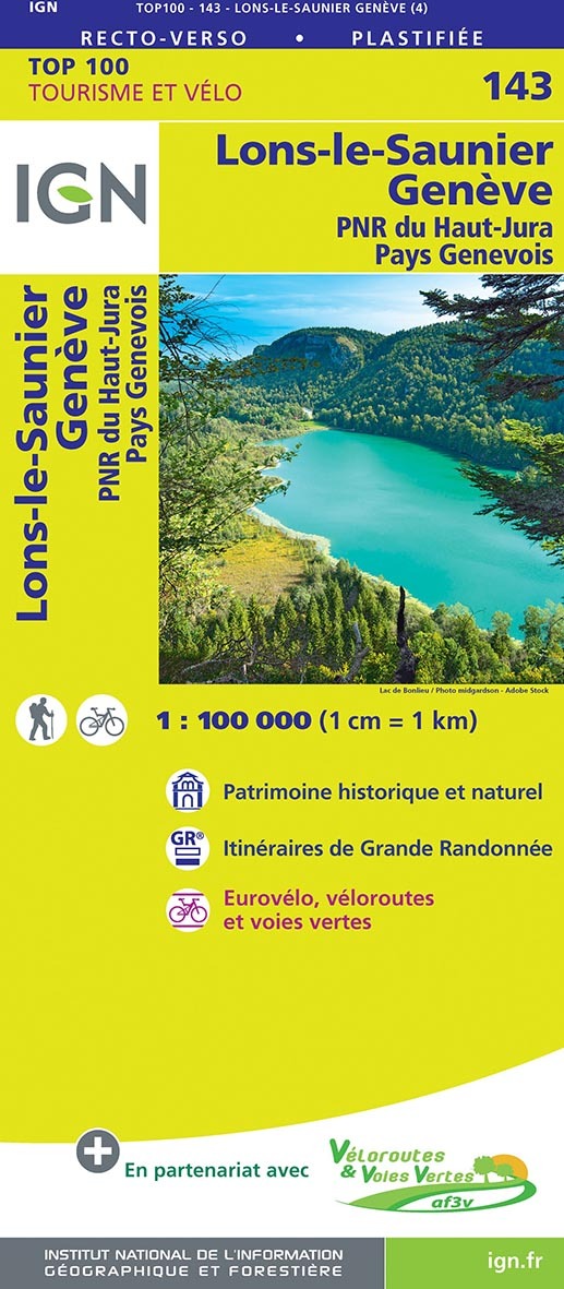 Top100143 Lons-Le-Saunier / Geneve  1/100.0000