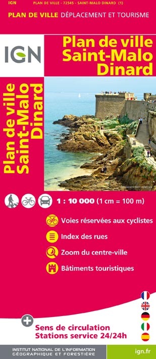 72545 Plan De Saint-Malo/Dinard  1/10.000