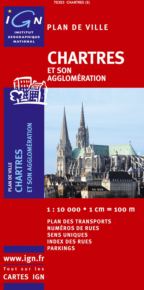 Plan De Chartres Sans Livret 1/10.000