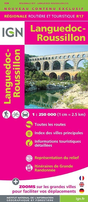 Aed R17 Languedoc/Roussillon  1/250.000