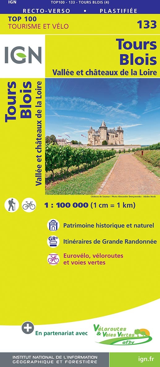 Top100133 Tours / Blois  1/100.000