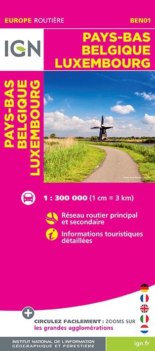 Ben01 Pays-Bas/Belgique/Luxembourg  1/300.000