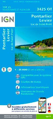3425Ot Pontarlier/Levier/Lac De St Point