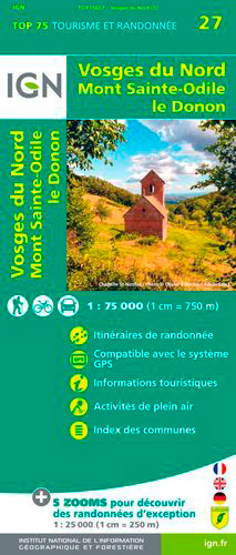 Top75027 Vosges Du Nord/Mont St Odile/Le Donon