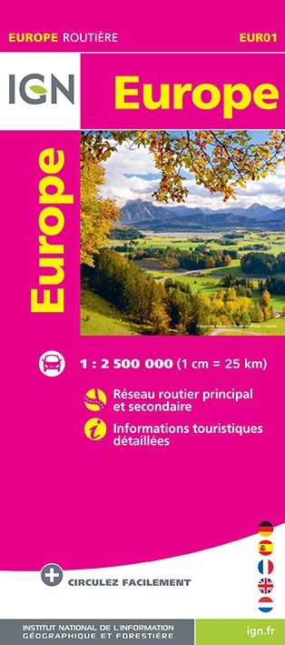 Eur01 Europe Routiere  1/2M5