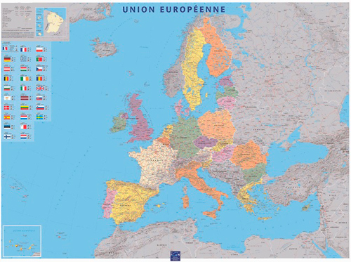 Union Europeenne Plastifiee  1/6M  82X110 Cm