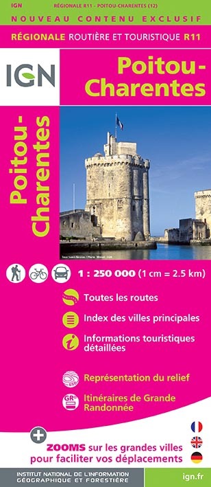 Aed R11 Poitou/Charentes  1/250.000