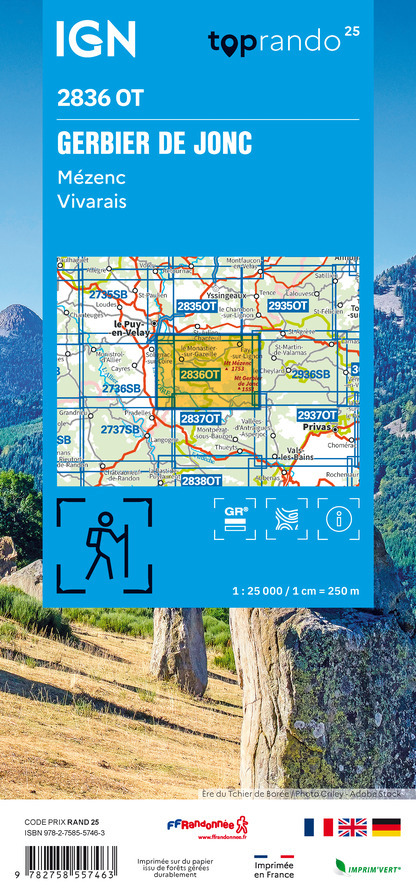 2836OT - GERBIER DE JONC  - MÉZENC - VIVARAIS