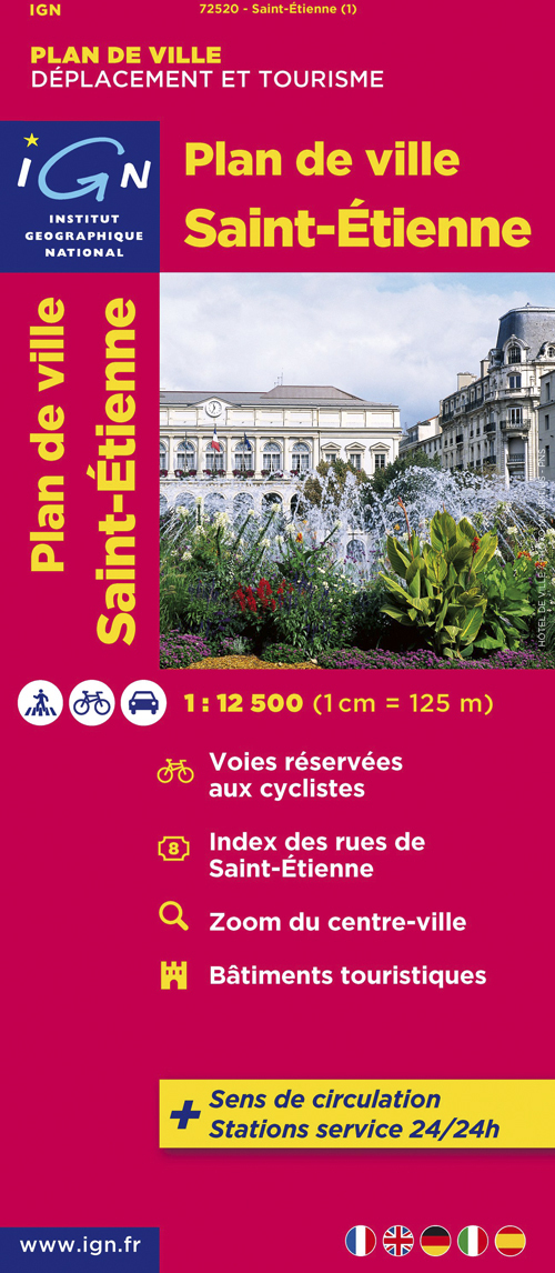 72520 Plan De Saint-Etienne  1/12.500