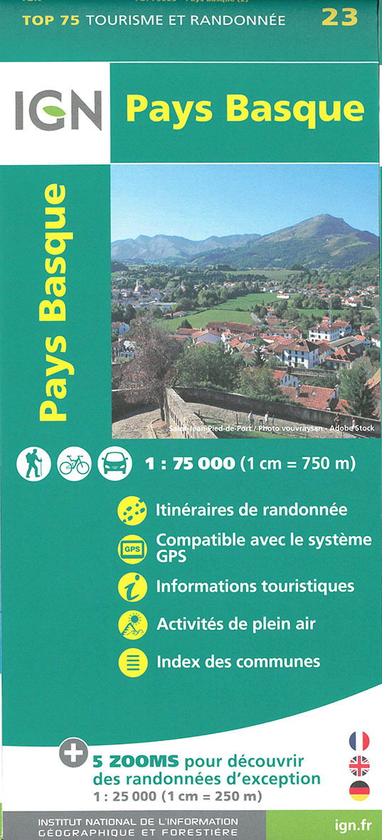 Top75023 Pays Basque 1/75.000