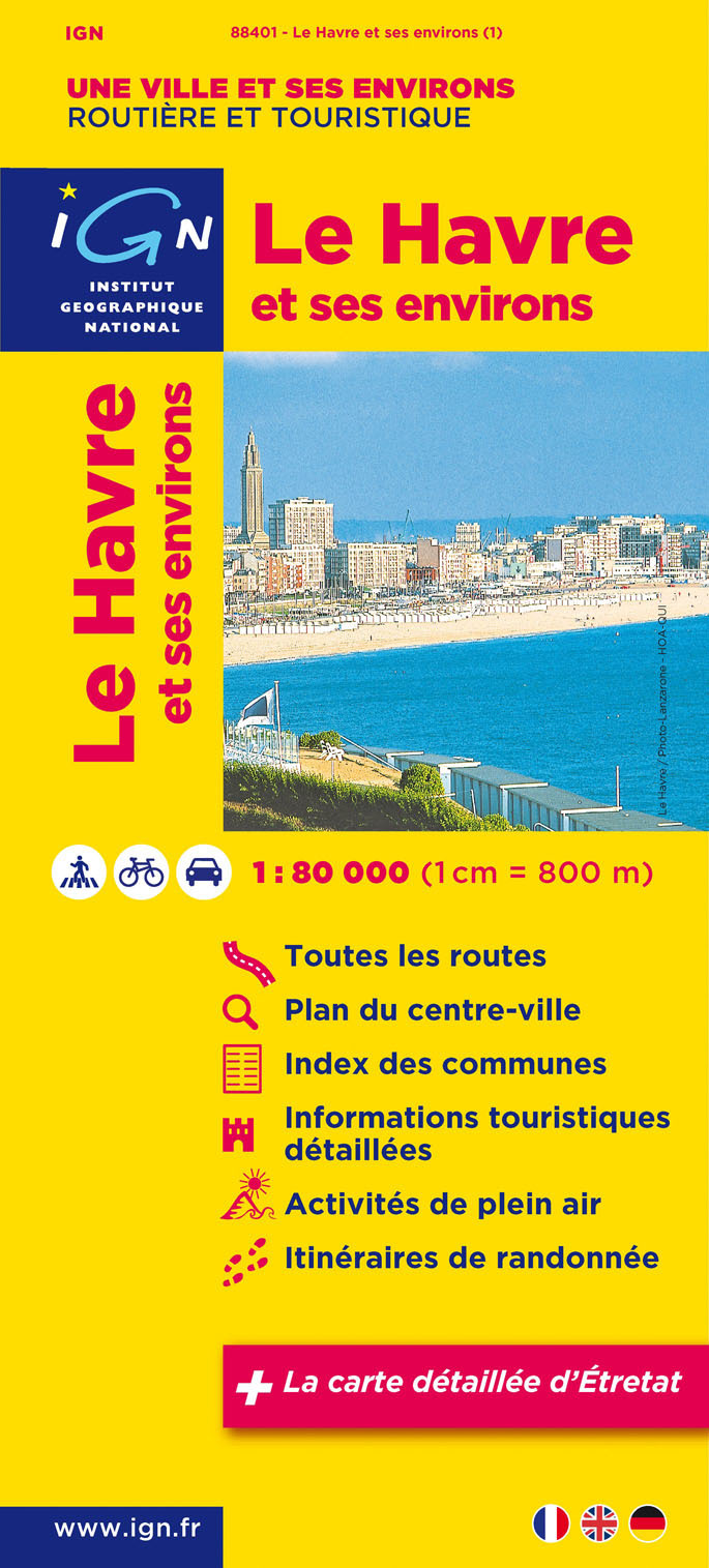 88401 Le Havre Et Ses Environs  1/80.000