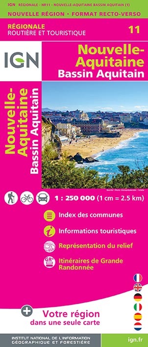 Nr11 Nouvelle-Aquitaine (Bassin Aquitain)  1/250 0