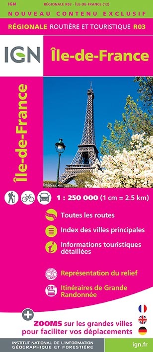 Aed R03 Ile-De-France  1/250.000