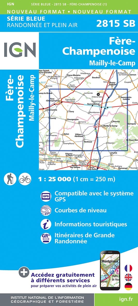 2815Sb Fere-Champenoise/Mailly Le Camp