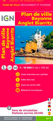 72506 Plan De Bayonne/Anglet/Biarritz   1/12.500