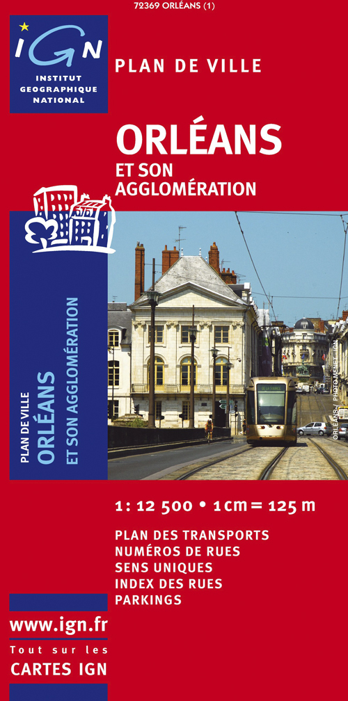 Aed 72536 Plan D'Orleans  1/12.500