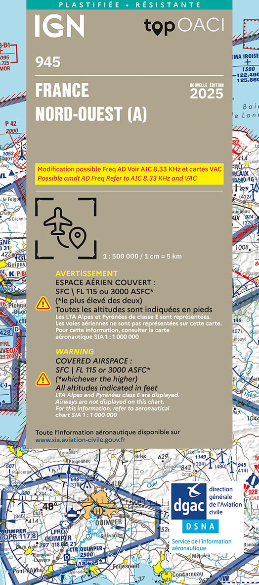 OACI945 - FRANCE NORD-OUEST PELLICULÉE 2025