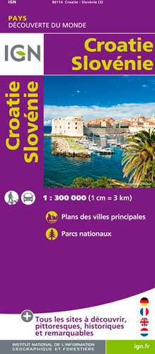 Aed 86114 Croatie/Slovenie  1/300.000