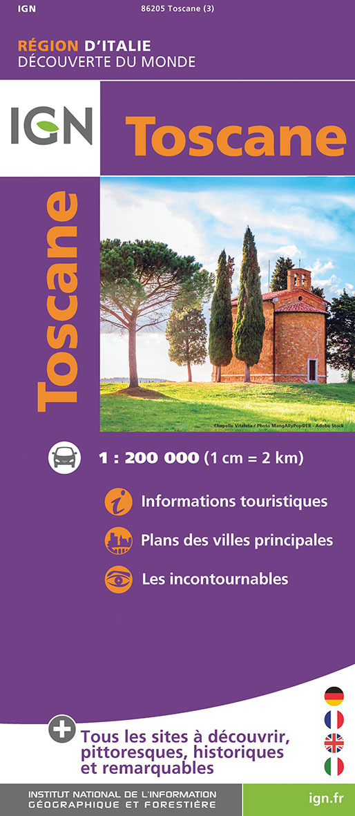 86205 Toscane  1/200.000