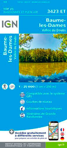 3423Et Baume-Les-Dames/Vallée Du Doubs