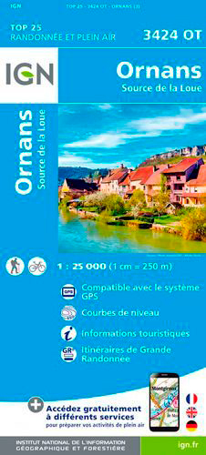 3424Ot Ornans/Source De La Loue