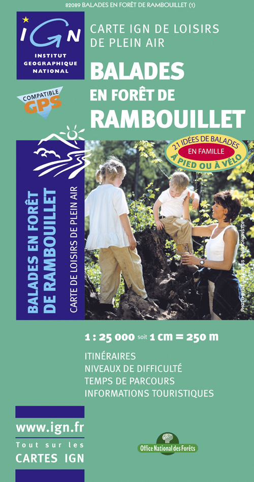 82089 Balades En Foret De Rambouillet  1/25.000