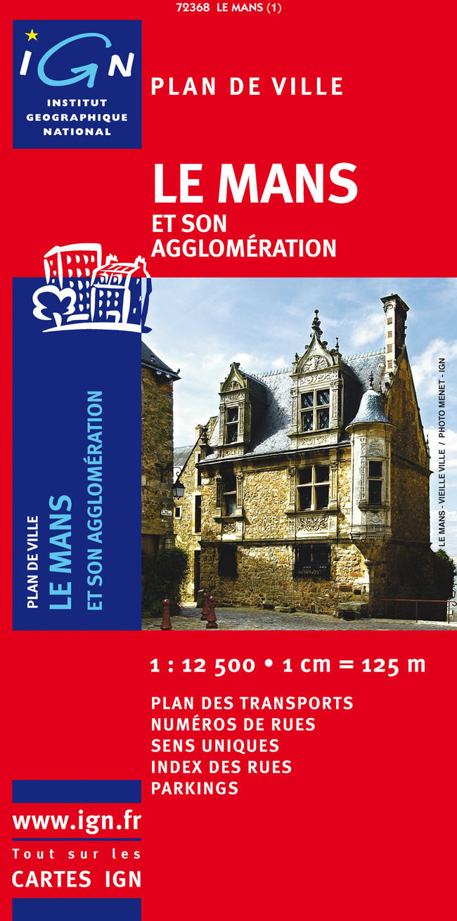 72368 Plan Du Mans   1/12.500