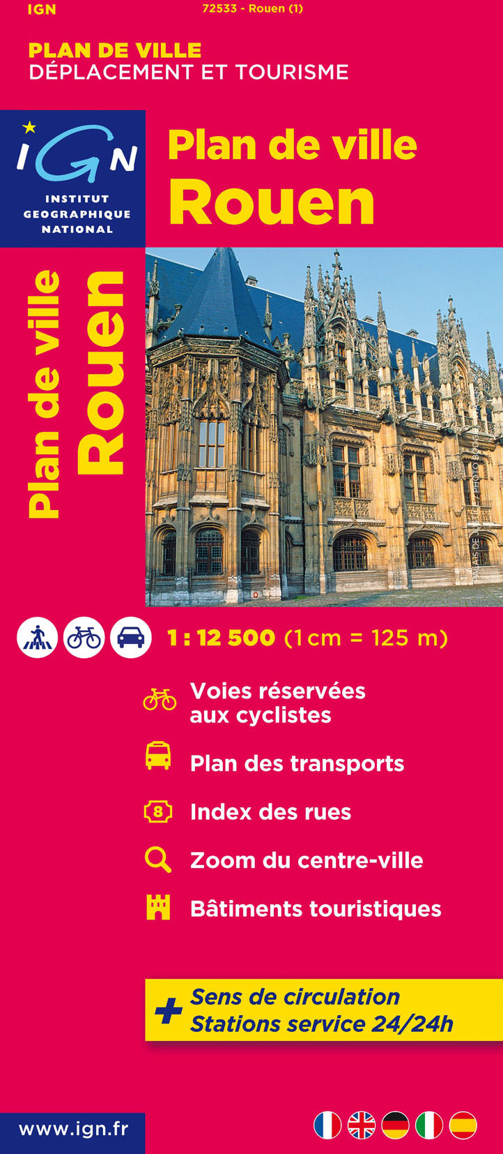 72533 Plan De Rouen  1/12.500