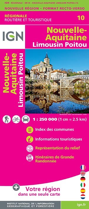 Nr10 Nouvelle-Aquitaine (Limousin-Poitou)  1/250 0