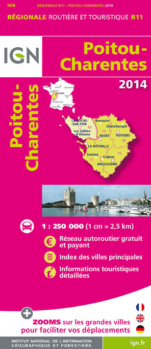 Aed Poitou/Charentes 2014  1/250.000