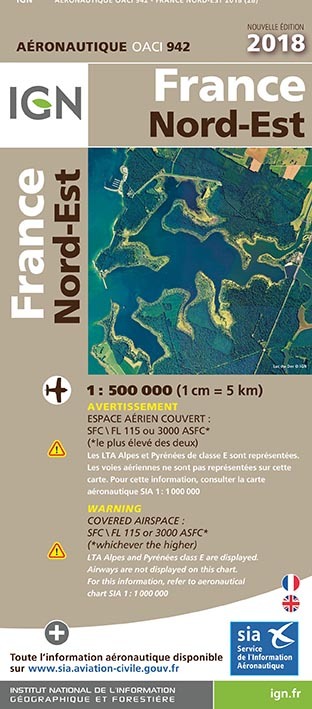 Oaci942 France Nord-Est 2018 1/500.000